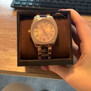 Rose gold Michael Kors watch